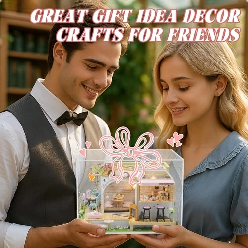 Dollhouse Miniature - Cat Cafe Garden