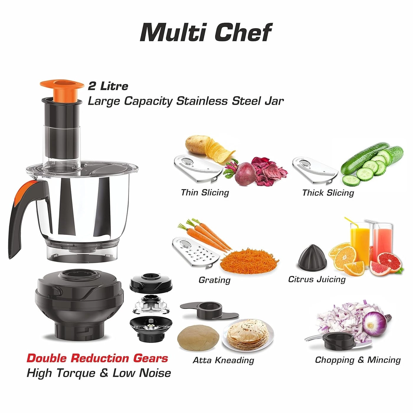 EVO ADC 612 A - 2 Litre 750 Watt