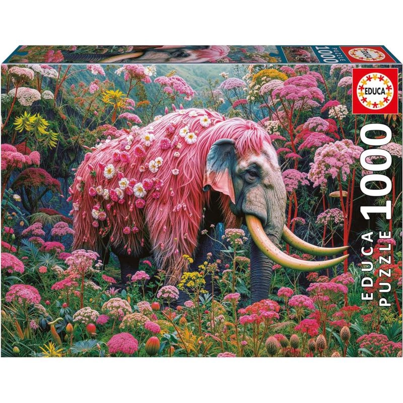 Educa Floral Elephant Puzzle (20229) - 1000 pcs
