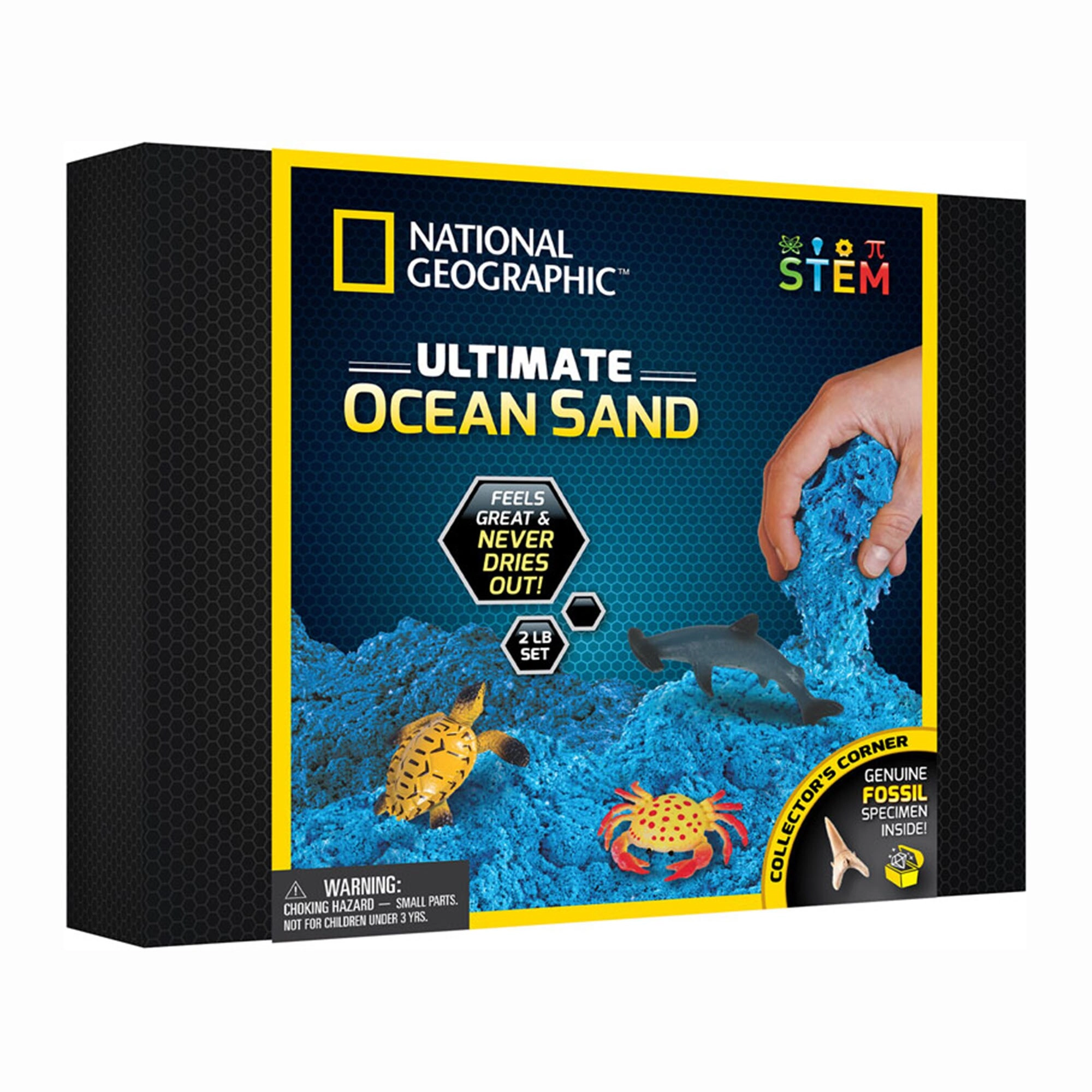EDU PRIME SOURCE Ultimate Ocean Sand Kit - 0.9 kg hydrophobic blue sand 6 molds