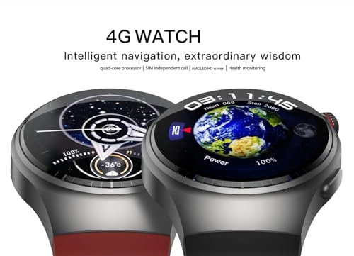 Smart Watch Phone 54.5mm Plastic LTE GPS