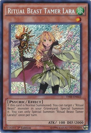 Konami YU-GI-OH! Ritual Beast Tamer Lara THSF-EN022 - Unlimited Edition