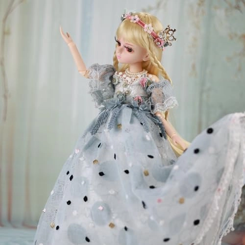 Enchanted Princess Collection - 45cm Plastic Gold Straight Hair Ages 15+