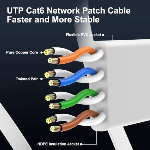Cat 6 Ethernet Cable - 100 ft