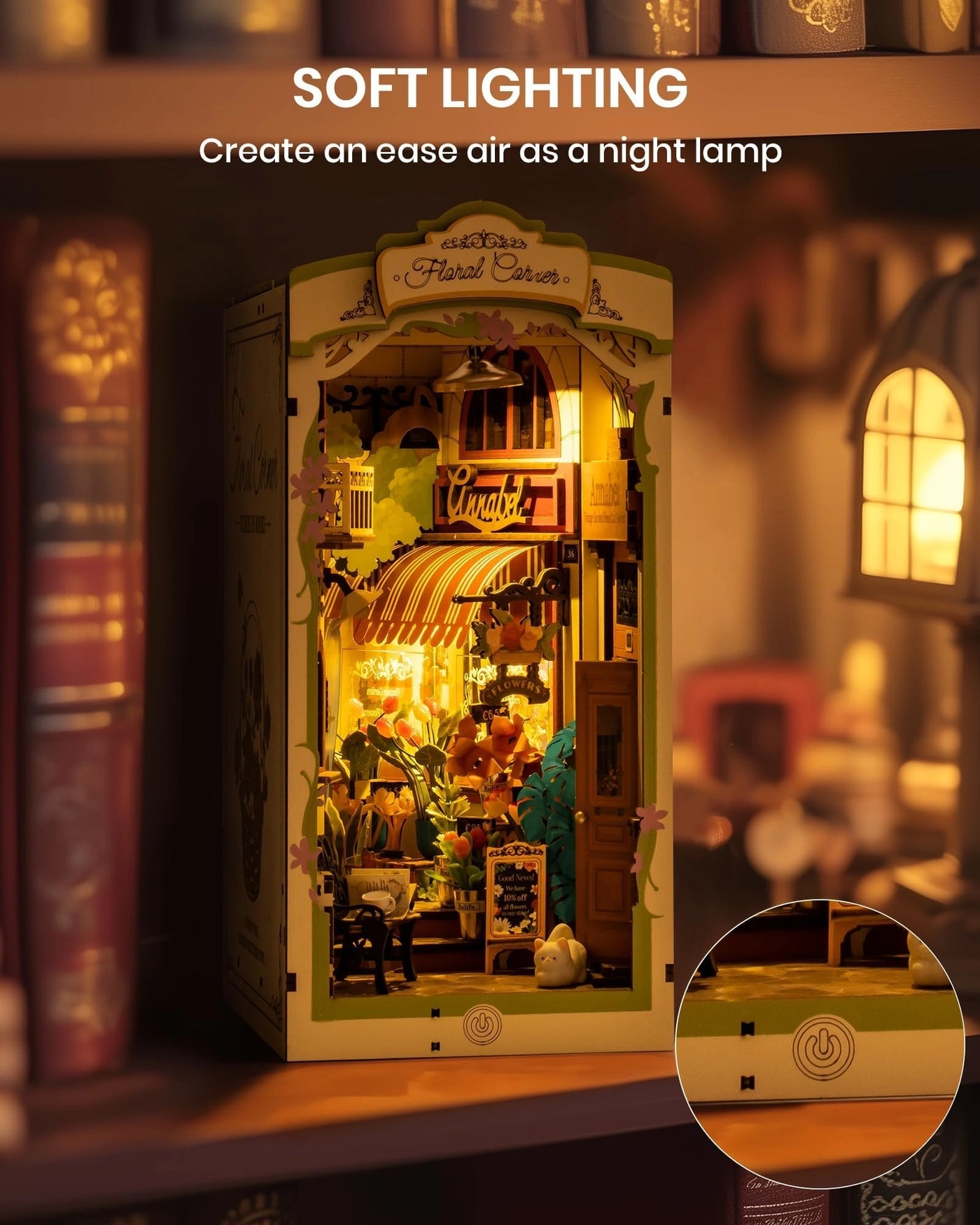 The Magic Study - DIY Miniature House Kit LED Lights