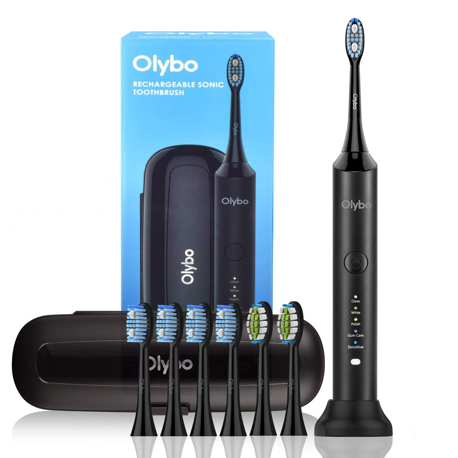 Olybo Sonic Electric Toothbrush - 5 Modes 48000VPM
