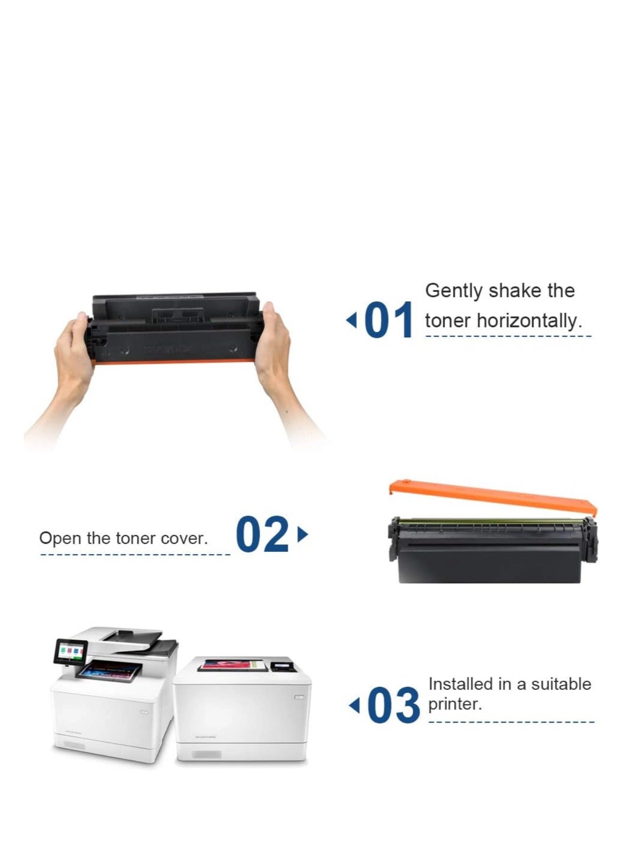 415A toner cartridge - 2400 pages Cyan Magenta Yellow Black