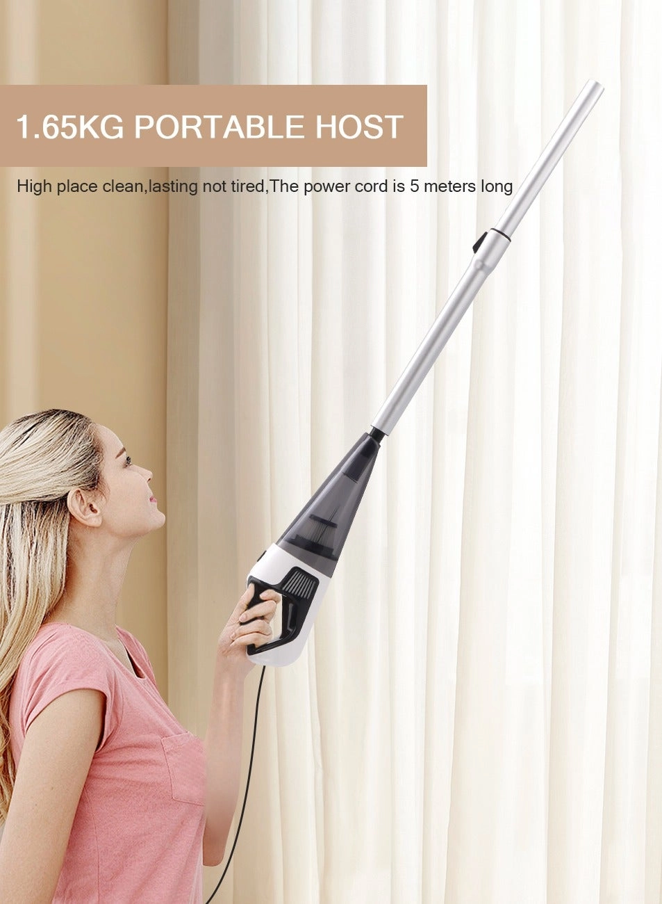 Corded Stick Vacuum Cleaner - 2-in-1 Handheld