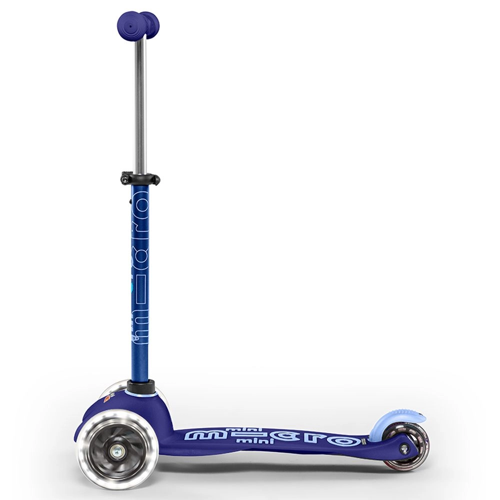 Mini Deluxe 3-Wheel Kick Scooter – 120/85 mm LED