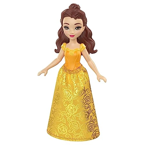 Belle Articulated Doll - 9cm Plastic Ages 3+