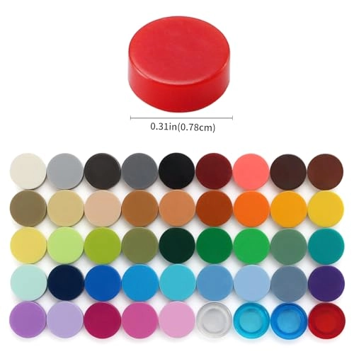 1×1 Round Tiles - 4600PCS 46 Colors