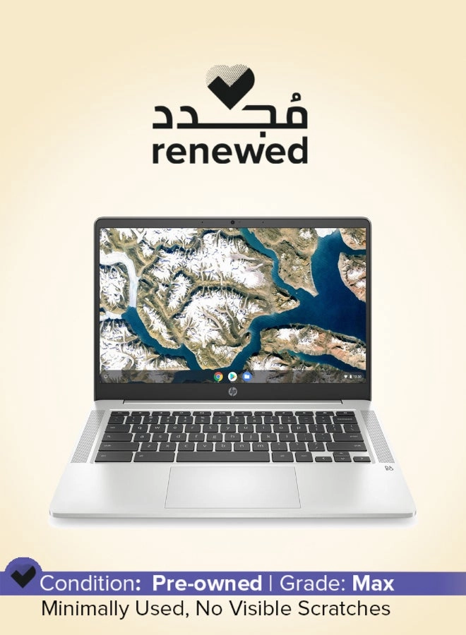 HP (Renewed) Chromebook 14A-NA0023CL - 14'' Celeron N4000 4GB DDR4 64GB SSD