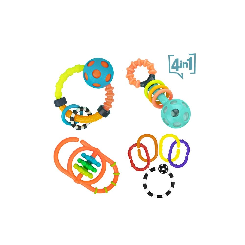 Sassy My First Toys Sensory Gift Set - Suitable for 6 months & above Four piece