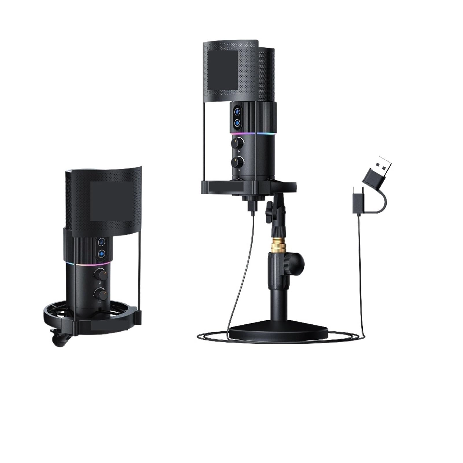 Sound Card Kit Wired Microphone