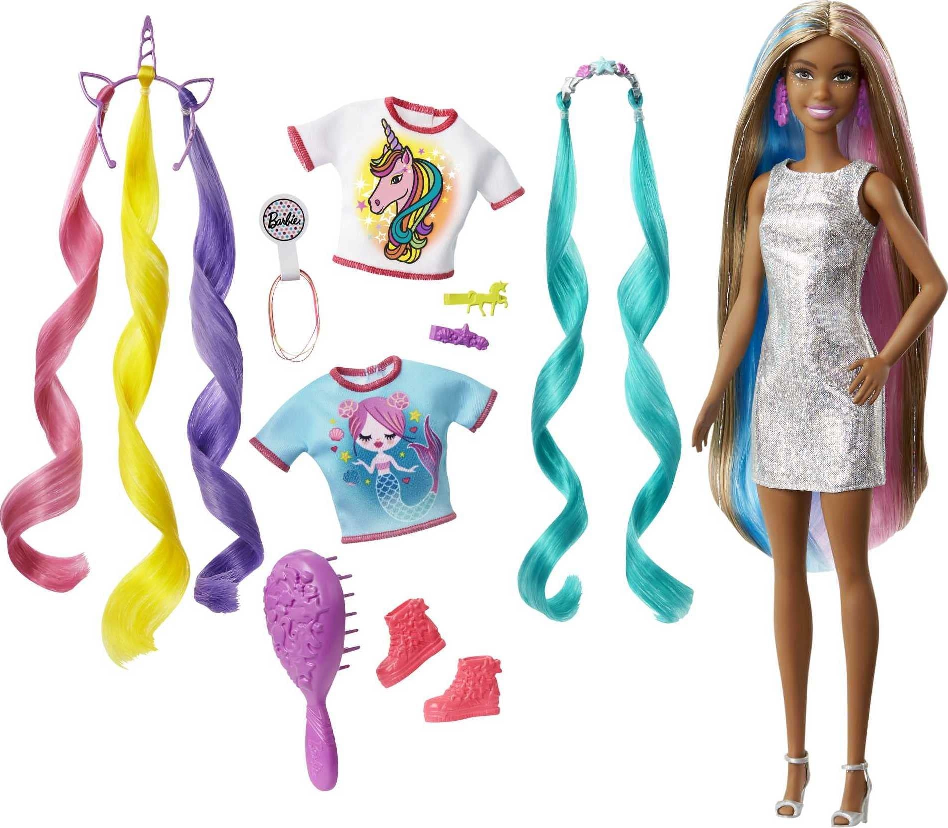 Mattel Barbie Fantasy Hair Nikki - 12 inches Brunette Ages 3+