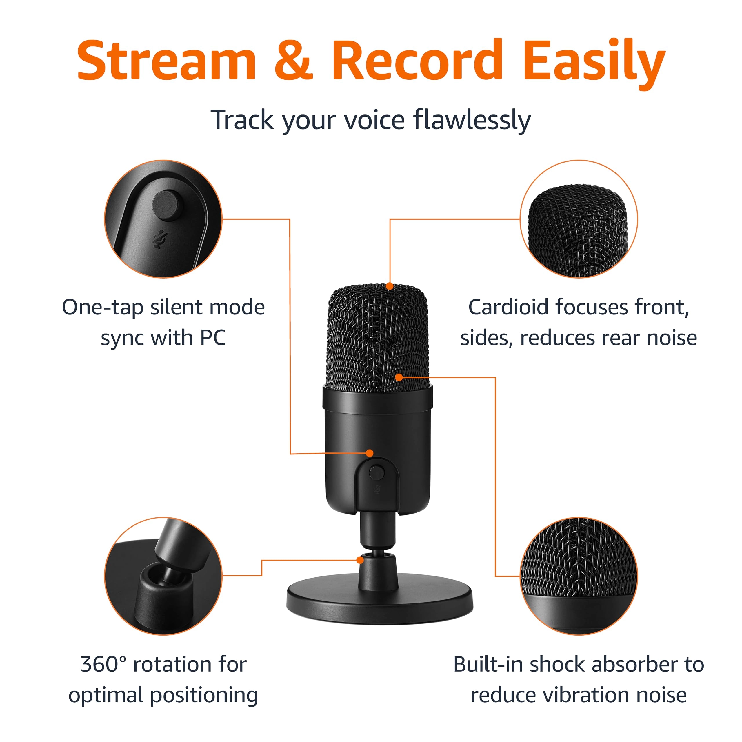 Mini USB Condenser Microphone