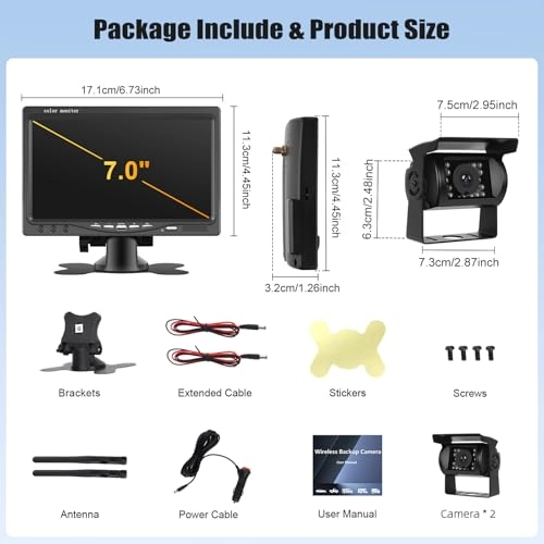 Wireless Reversing Camera - Night vision Wireless 1080P