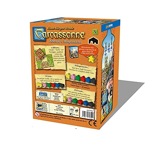 Carcassonne: Abbeys and Borgomastri - Expansion 5 (Italian)