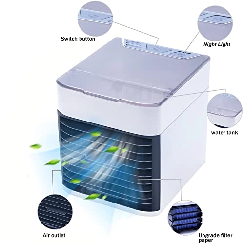 Portable air conditioner - White Multifunctional Humidifier Purifier