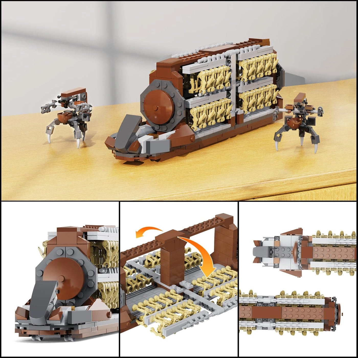 Clone Platoon Attack Craft - Battle Soldiers 32 pcs