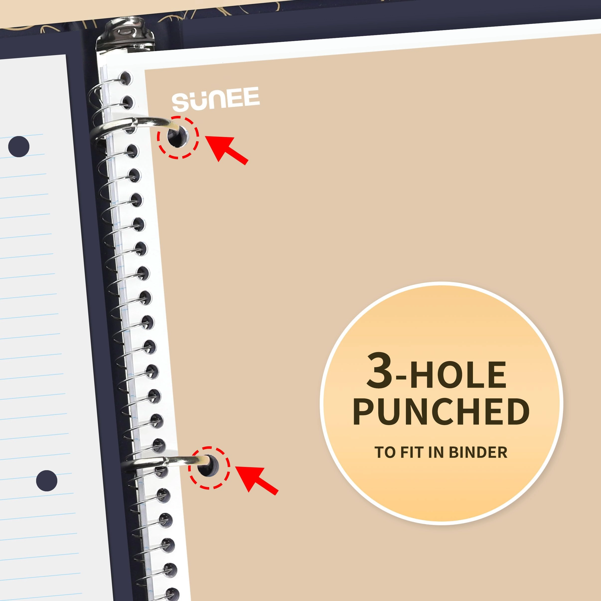 Spiral Notebook 8" x 10-1/2" Spiral - Lined 70 Sheets
