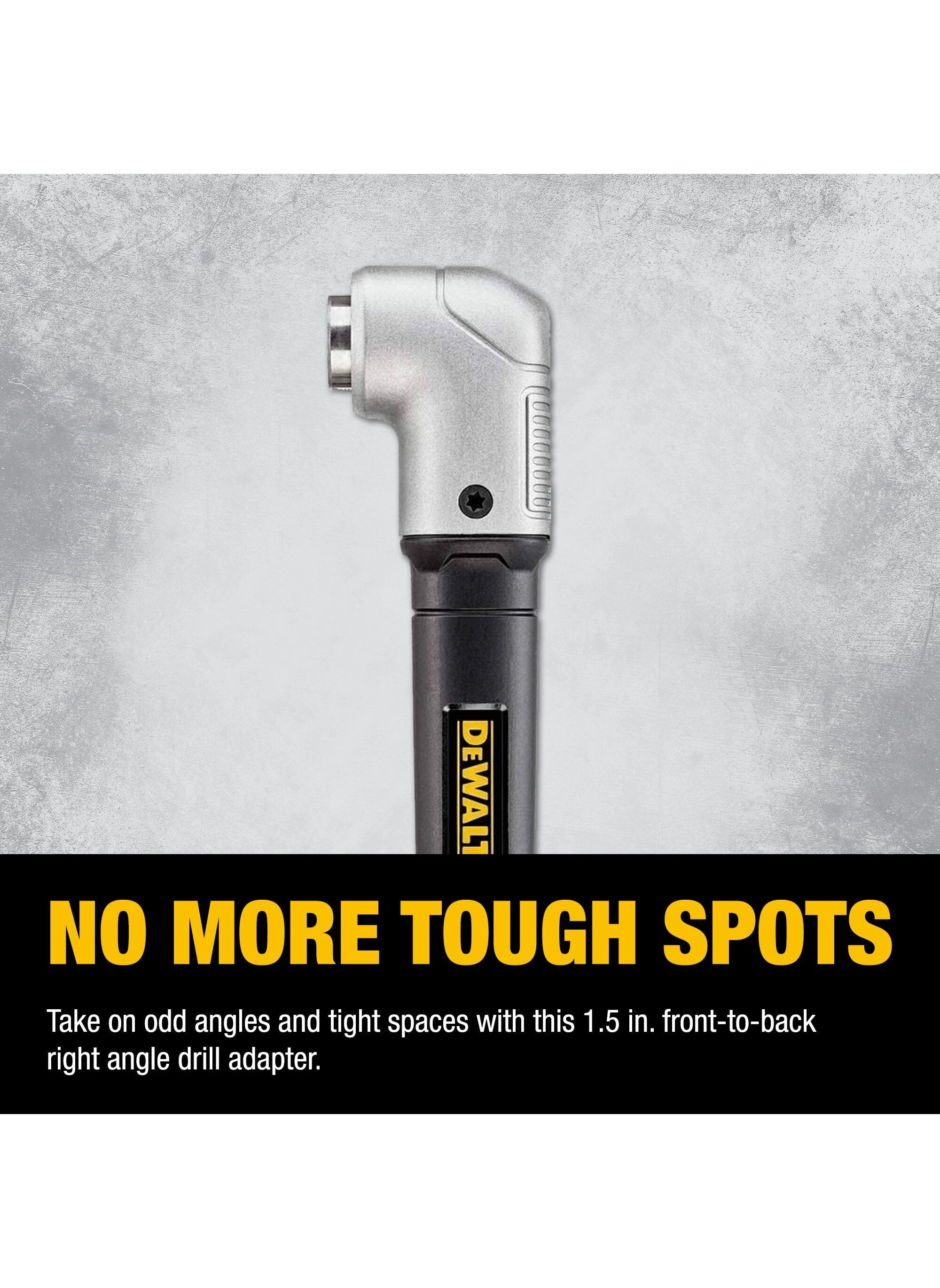 Right Angle Drill Adaptor - 2-in-1 Attachment One Size