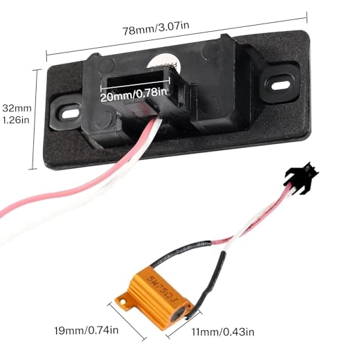 Car Backup Camera - Universal Fit Black