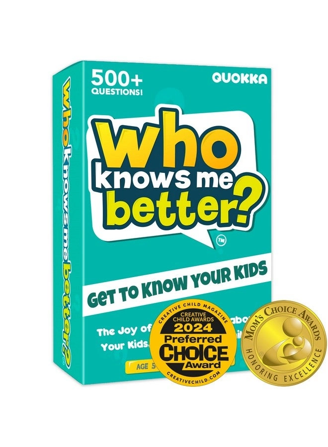 Who Knows Me Better - Card Quiz Game
