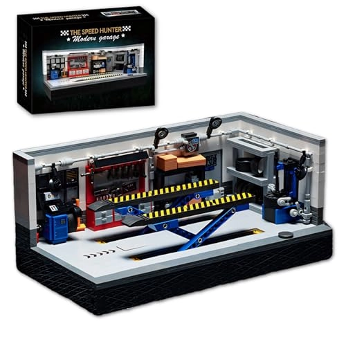 Display Classic Garage Building Set - Compatible with 8-Stud Chassis 14+