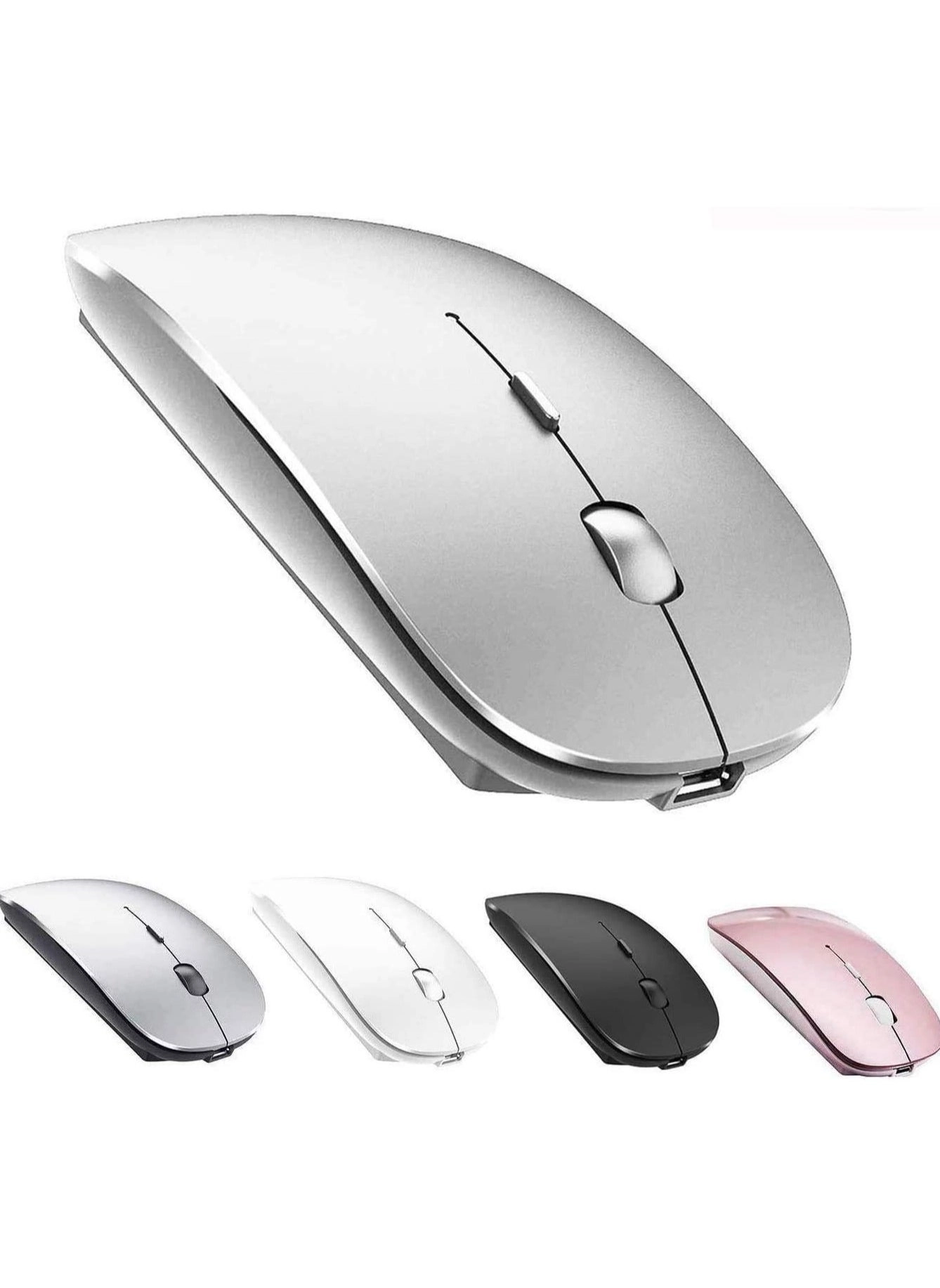 Dual Mode Wireless Mouse - Bluetooth 5.1 + 2.4GHz Wireless