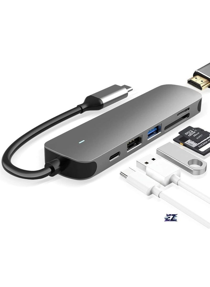 ELTRAZONE 6-in-1 USB C Hub - USB C MacBook Pro MacBook Air