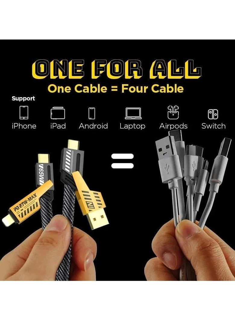 Charge Cable 65W USB-A to USB-C Braided
