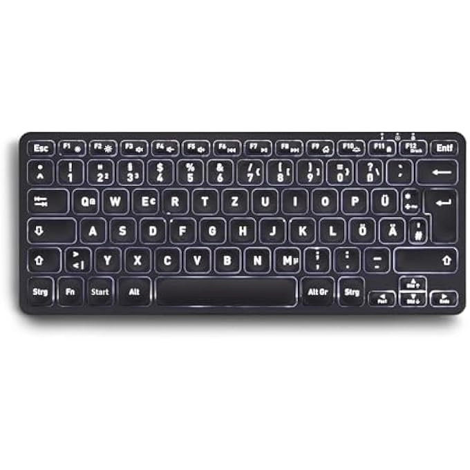 rayihni PERIBOARD-732B - QWERTZ Wireless