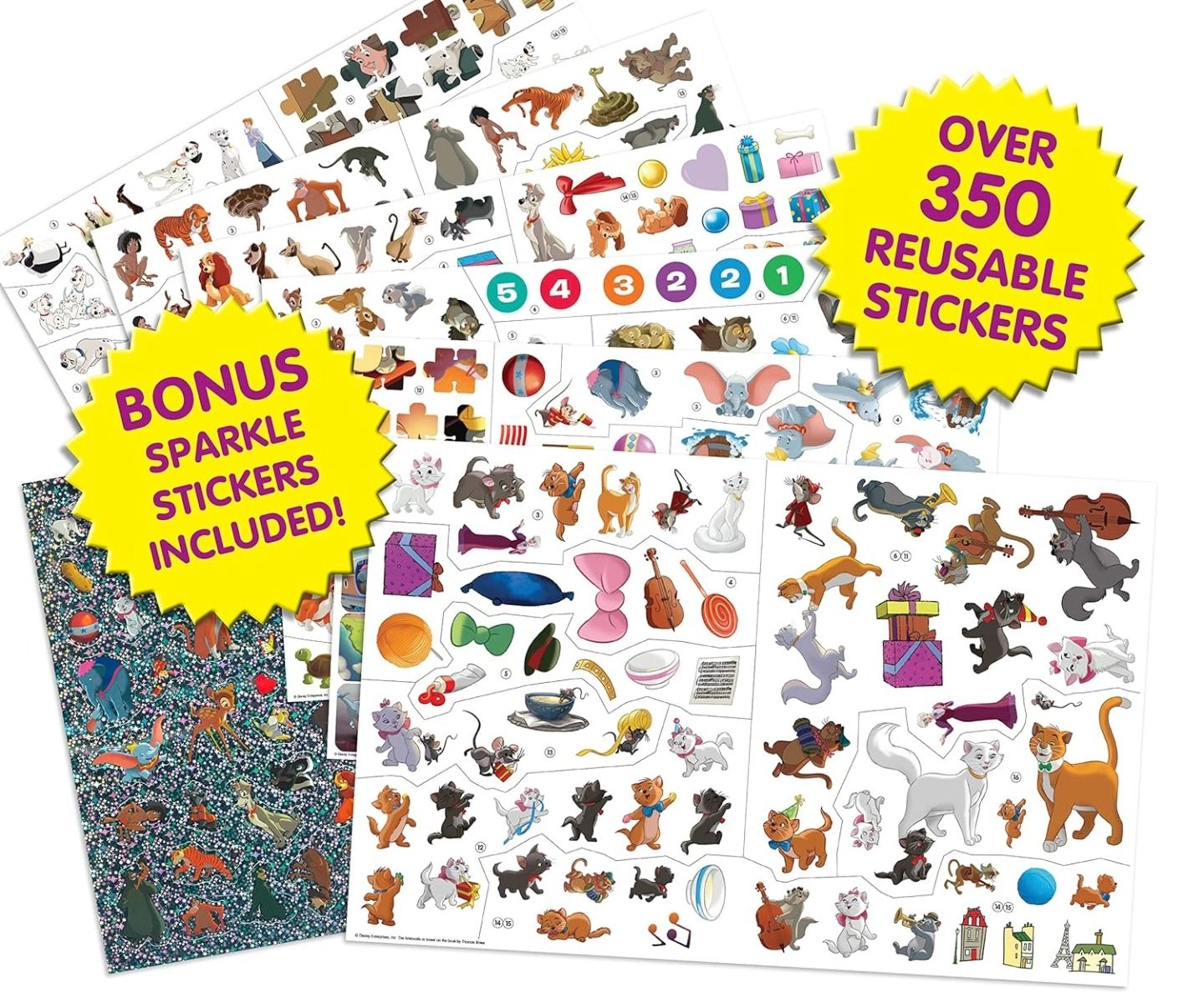 Disney Animal Classics Sticker Book Treasury 350 pcs