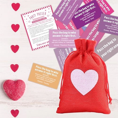 Pass The Bag Game Kit - Adult 44 Tip Cards & 1 Pass Bag