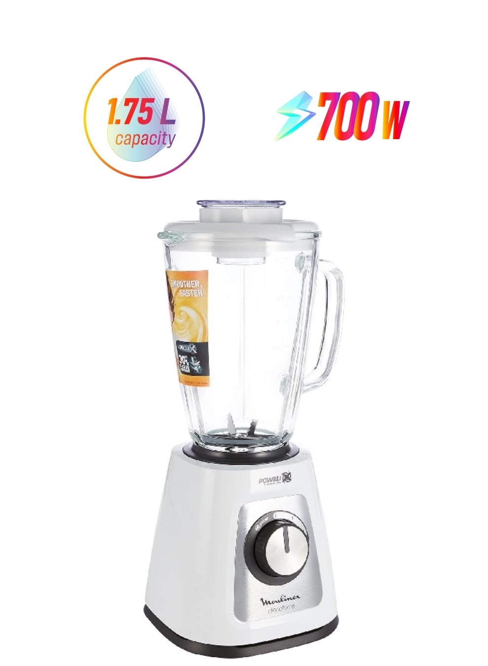 LM435127 - POWELIX blades Thermal shock-resistant glass jug Air Cooling System