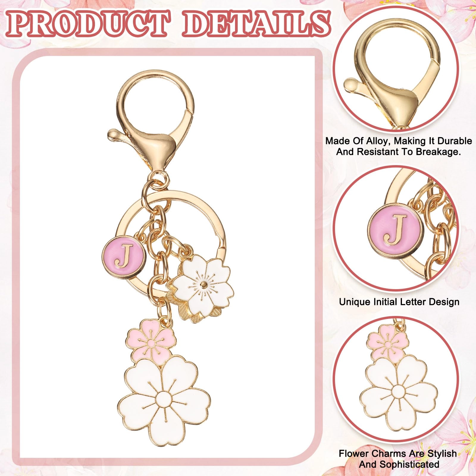Initial Keychain - Letter