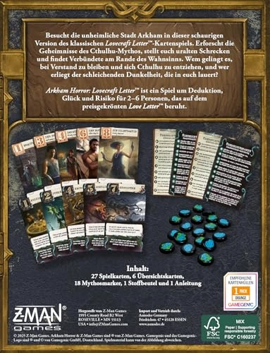 Arkham Horror: Lovecraft Letter (German)
