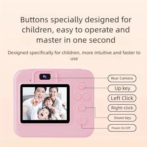 Instant Print Camera for Kids