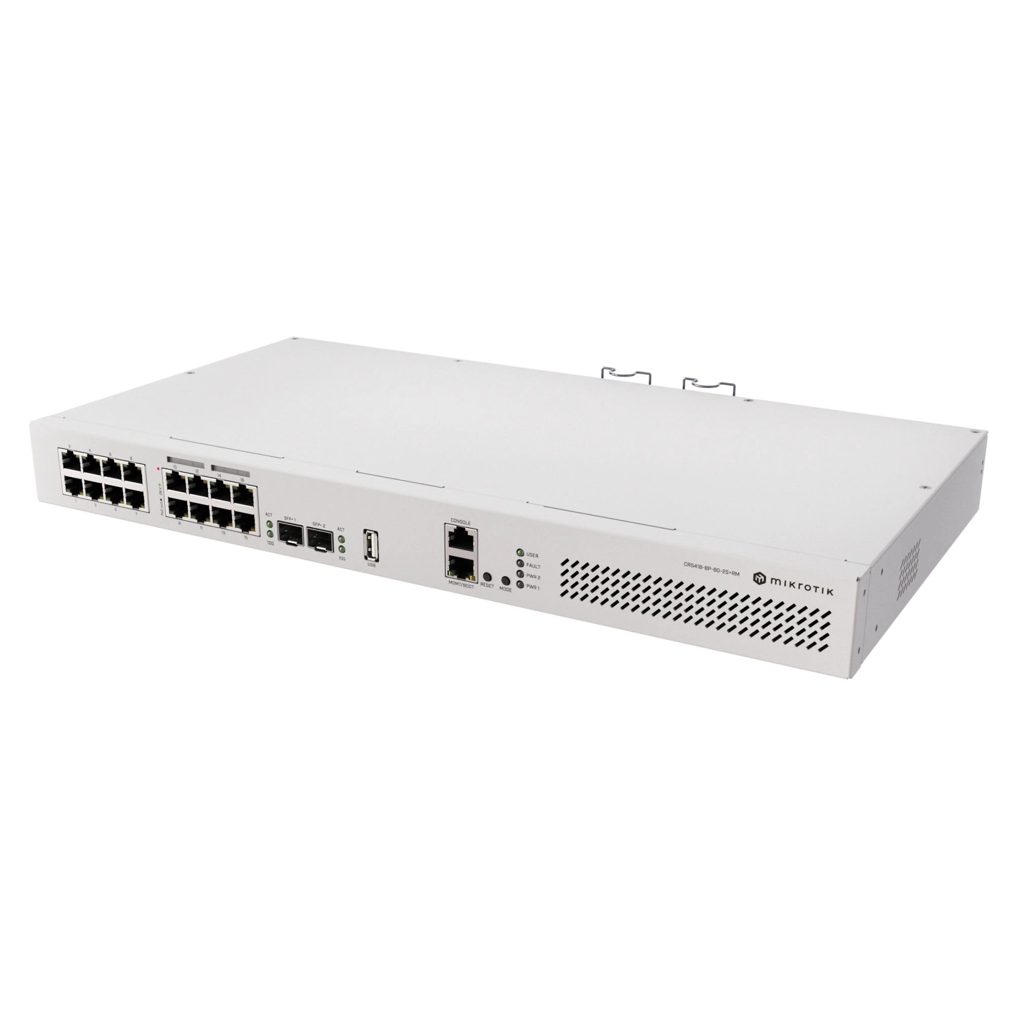 Mikrotik CRS418-8P-8G-2S+RM 16-ports