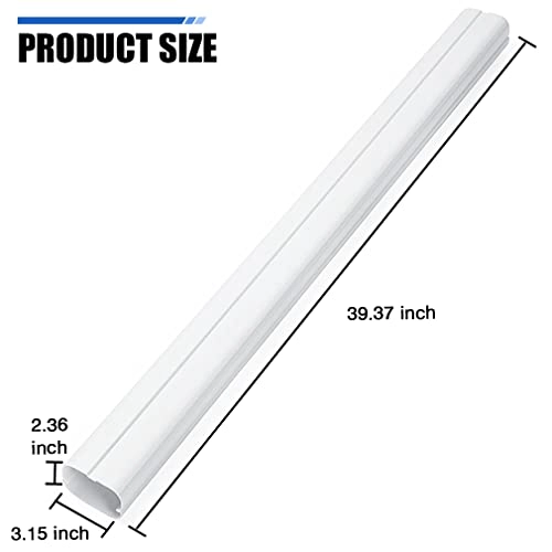 Straight Duct - 3" x 3.3 Feet PVC