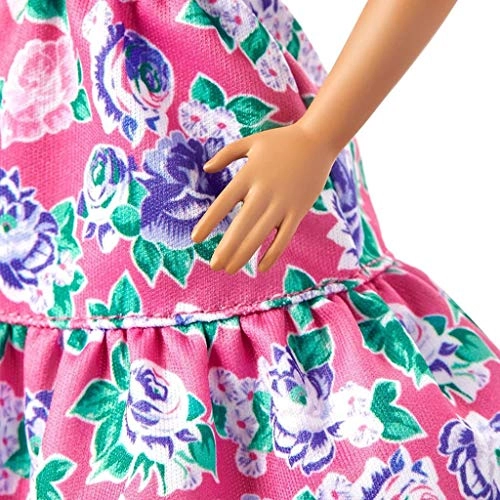 Barbie Fashionistas Doll 150 - No Hair Look Floral Dress Ages 3+