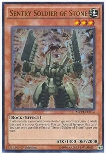Anime Sentry Soldier of Stone MVP1-EN012 - 1st Edition Ultra Rare The Dark Side of Dimensions Movie Pack