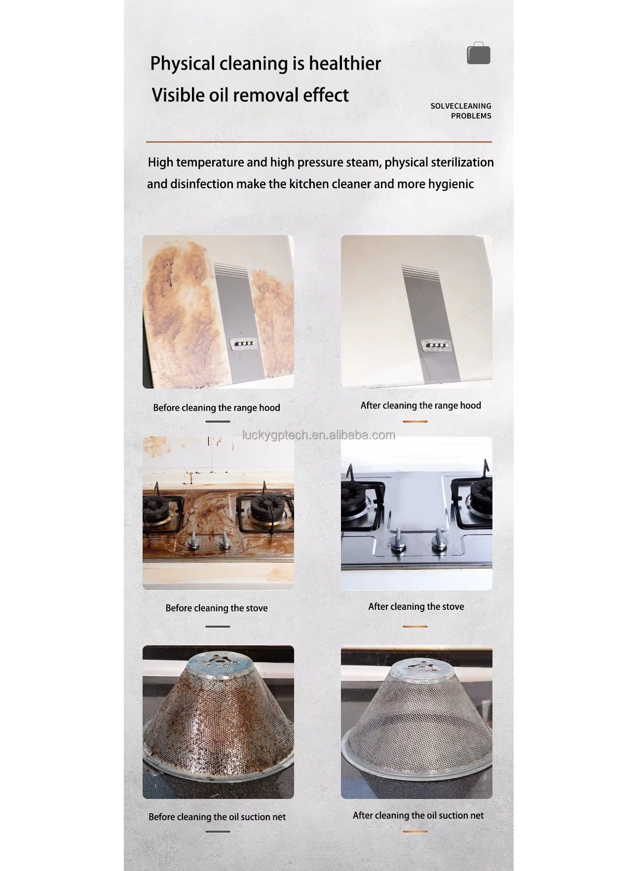 High Pressure Steam Cleaner - 3.0 BAR 1000ml