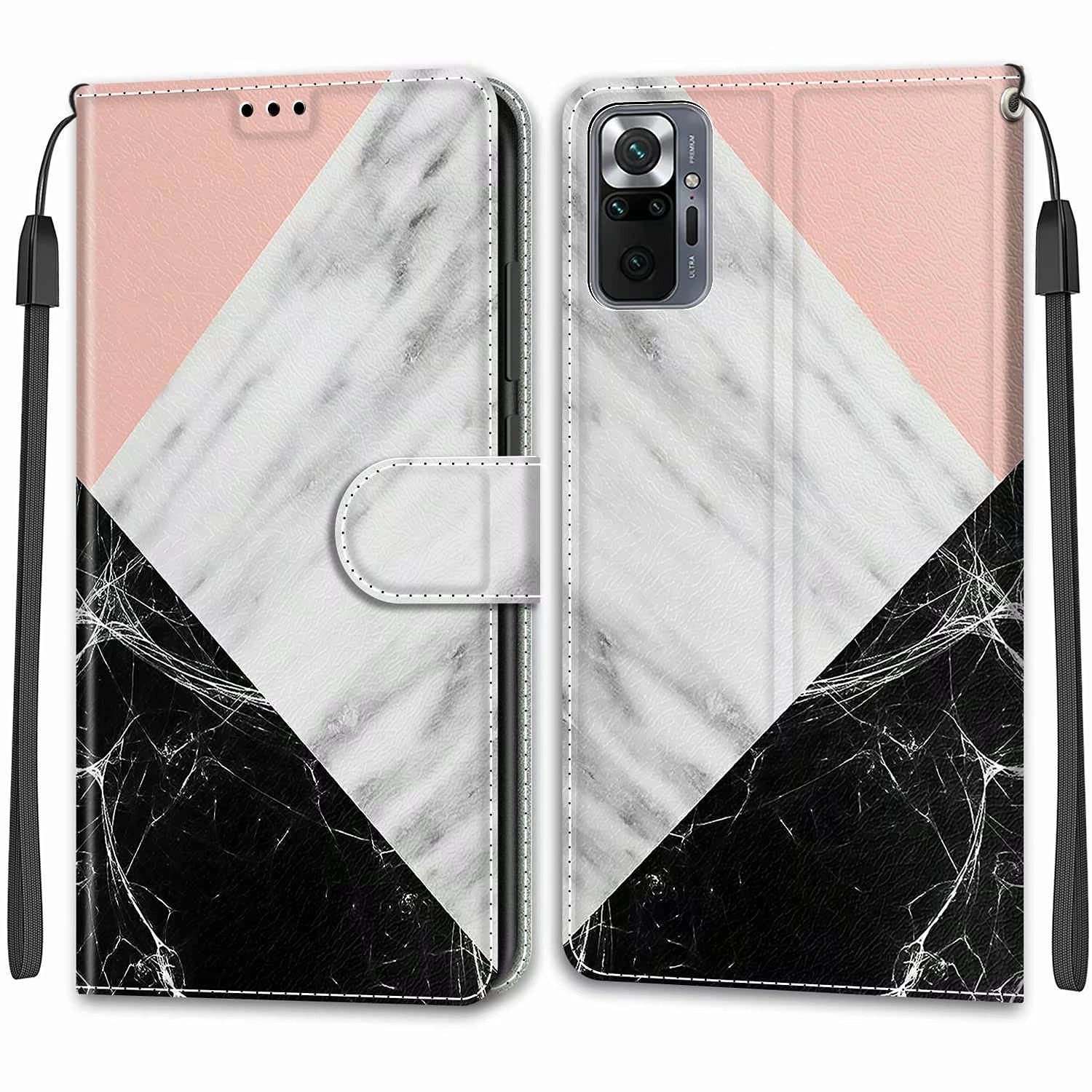 Wallet Case for Xiaomi Redmi Note 10 Pro - Faux Leather, Thermoplastic Polyurethane