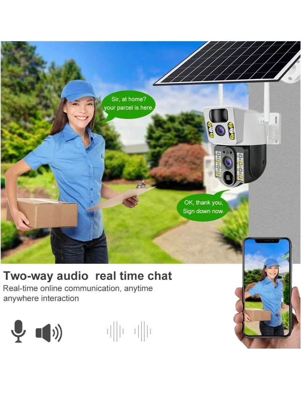 4G Smart Solar Security Camera 8MP