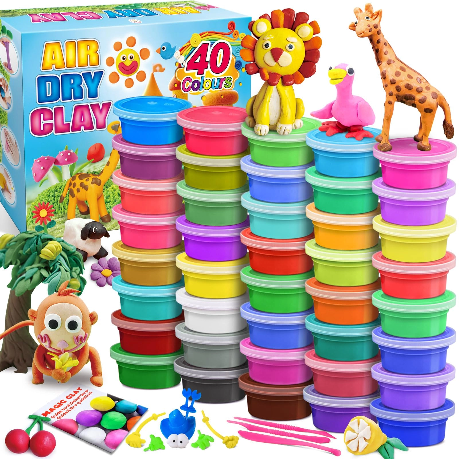 Modeling Clay Kit - air dry clay