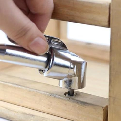 Angle Drill Adapter - Lightweight Zinc Alloy