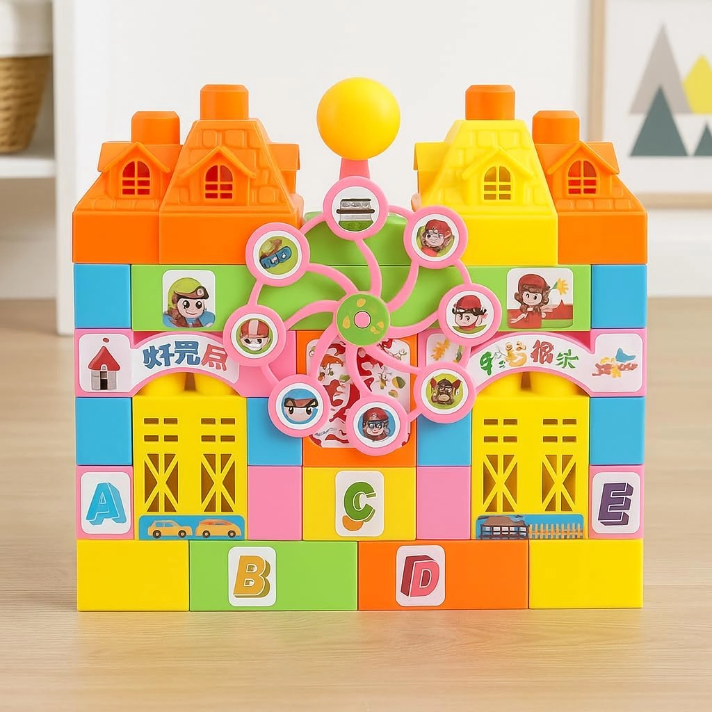 Plastic Building Blocks Castle Set - 68pcs