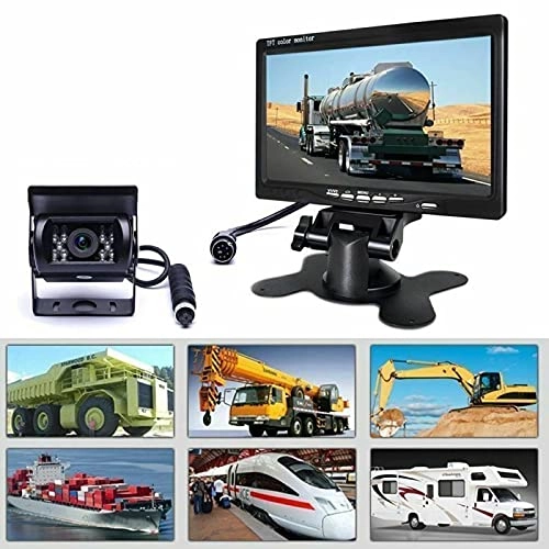 Reversing Camera - Night vision 648×488 + 7" Car Monitor - 800*480 TFT